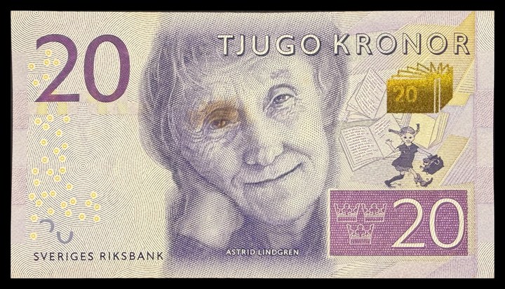 Sweden 20 Kronor, specimen 553