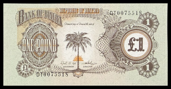 Biafra 1 pound, specimen 56