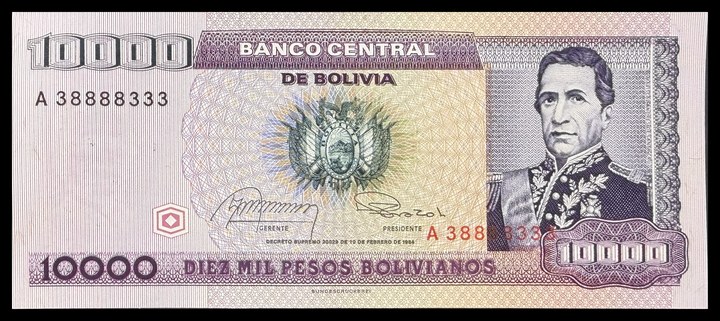 Bolivia 10000, specimen 57