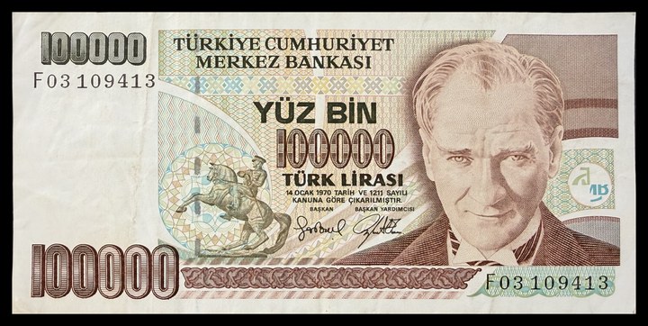 Turkey 100000, specimen 580