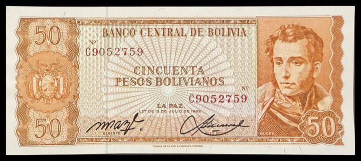 Bolivia 50, specimen 59