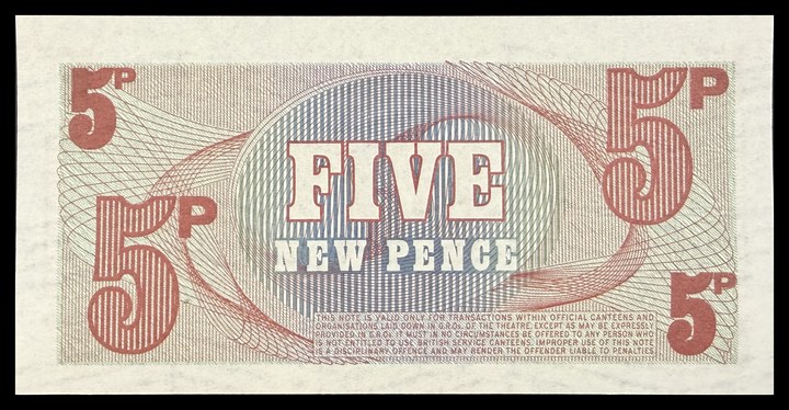 United Kingdom 10 New Pence, specimen 591