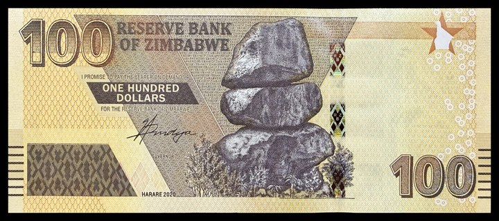 South Africa 1 Pound / 100 Dollars, specimen 662