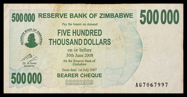 Zimbabwe 100 Billion Dollars, specimen 682