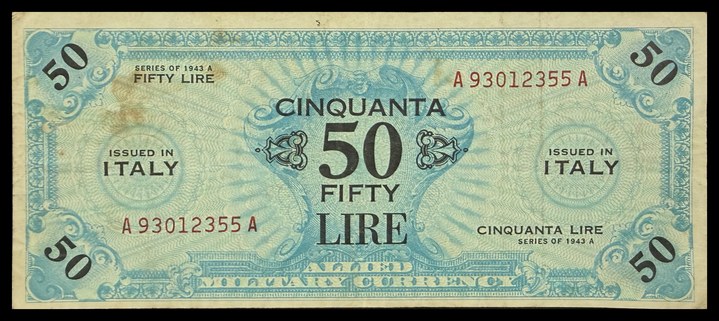 Italy 50, specimen 715