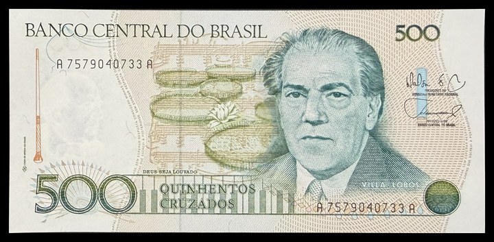 Brazil 500 Cruzados, specimen 76