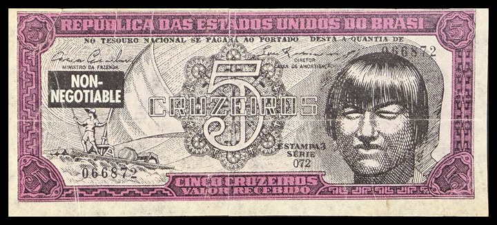 Brazil 5 Cruzeiros, specimen 80