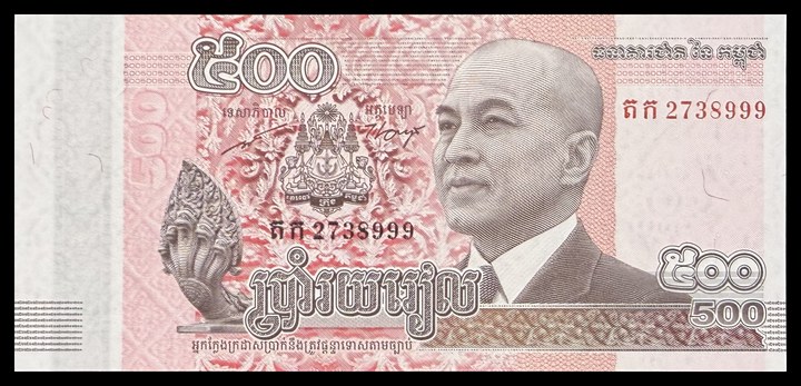 Cambodia 500, specimen 104