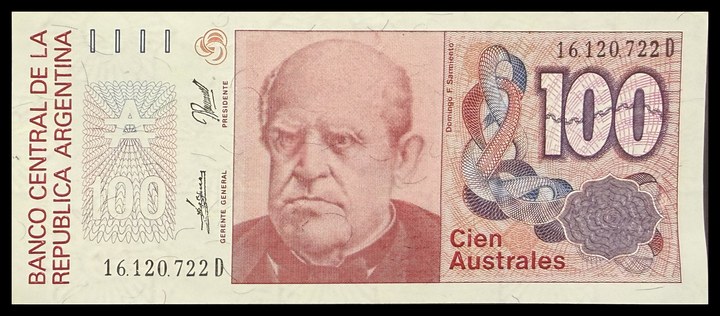 Argentina 100, specimen 15