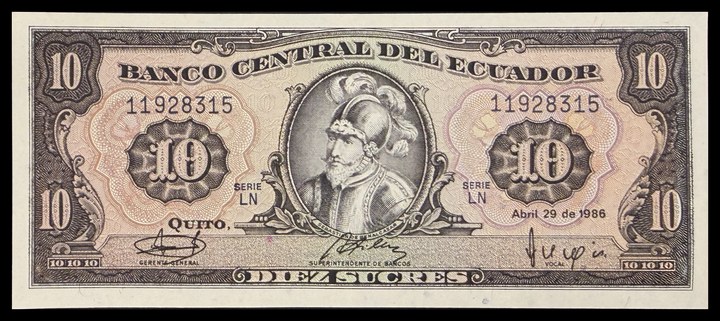 Ecuador 10, specimen 168