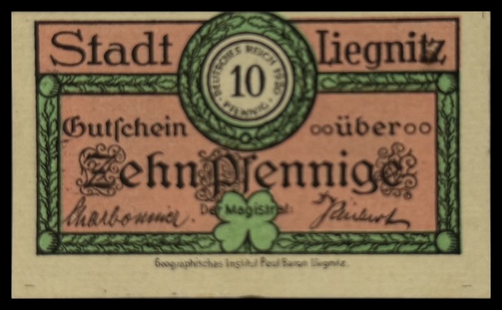 Germany 10 Pfennige, specimen 233