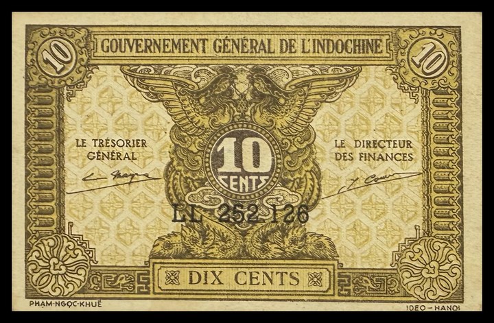 French Indochina 10 cents, specimen 281
