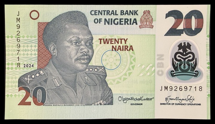 Nigeria 20, specimen 425
