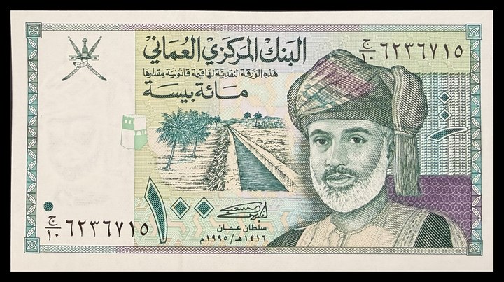 Oman 100 Baisa, specimen 434