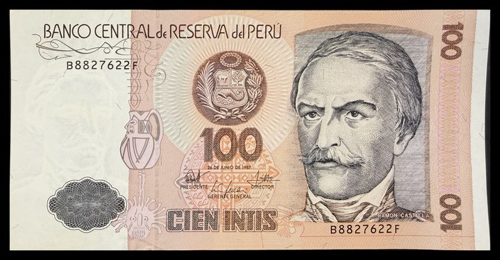 Peru 100, specimen 454