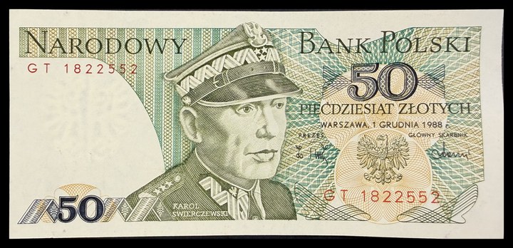 Poland 50 złotych, specimen 470