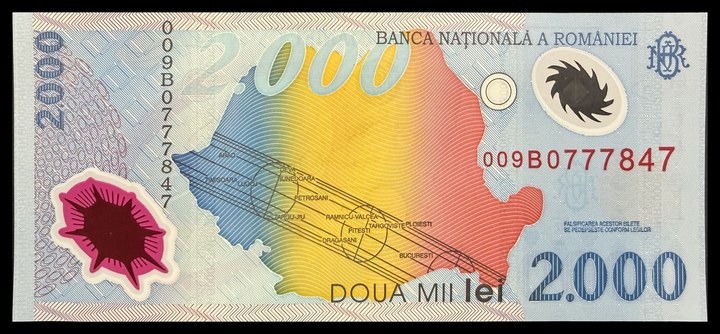 Romania 1000, specimen 478